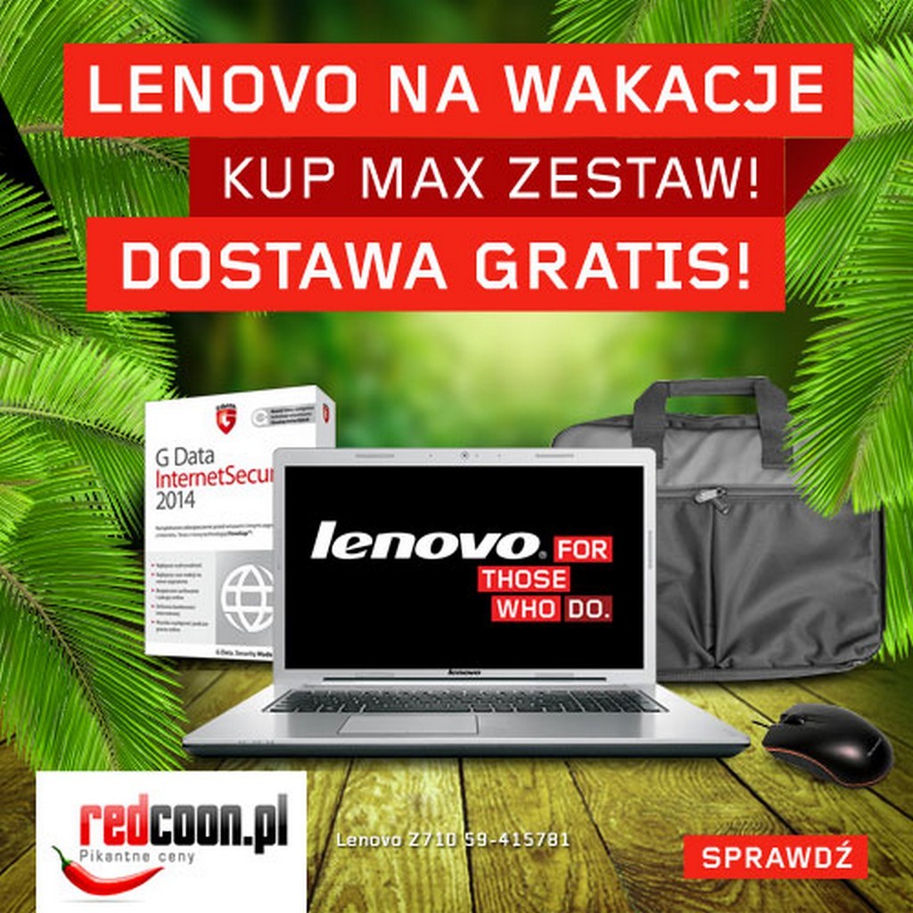 Lenovo serii G i Z w redcoon.pl