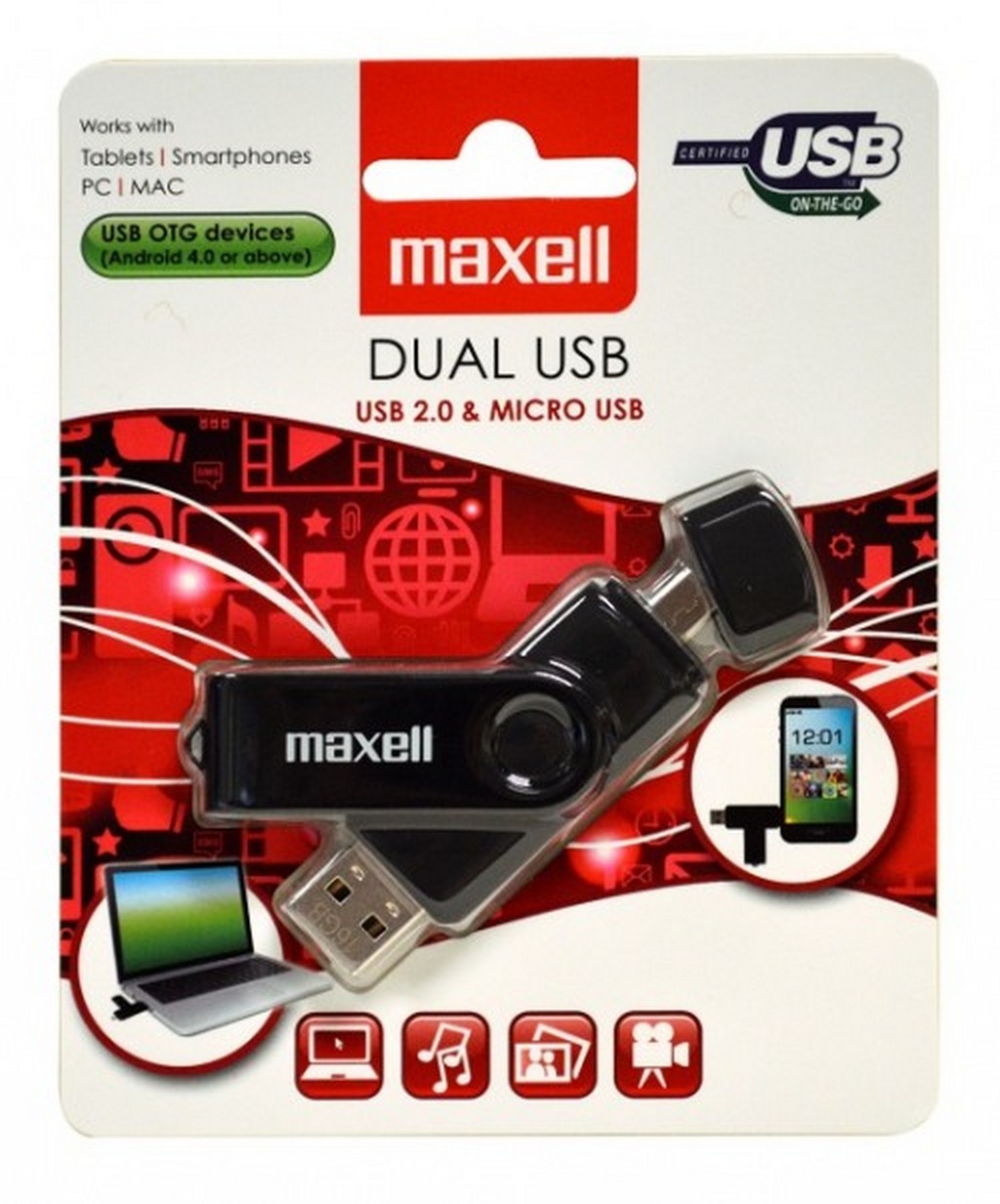 Maxell Dual USB