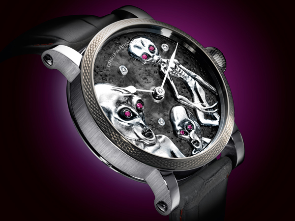 Area 51 Grieb & Benzinger - zegarek z diamentami inspirowany obcą cywilizacją